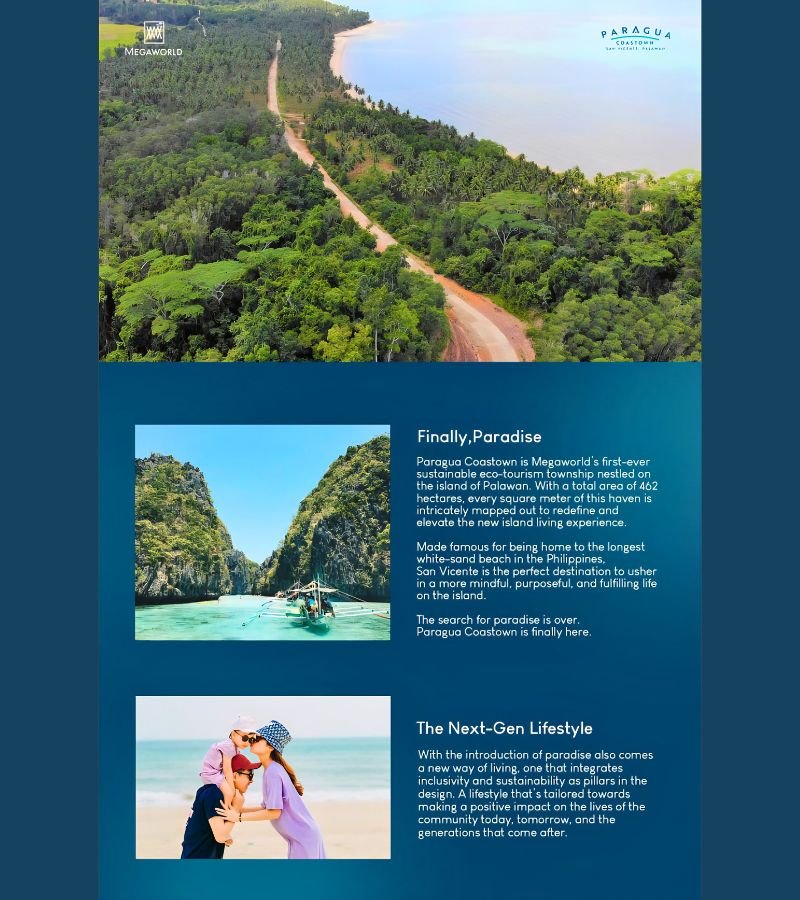 Megaworld Paragua Coastown San Vicente Palawan Megaworld Paragua Coastown San Vicente Palawan